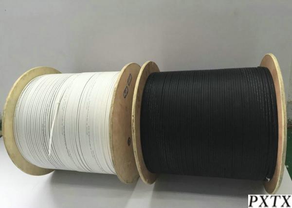 Outdoor 12 Core FTTH Fiber Drop Cable Single Mode Optical Fiber Cable