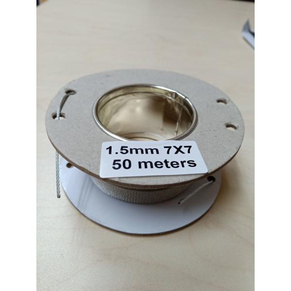 Stainless Steel 304 316 Wire Rope 4mm 1 x 19 7 x 7 Wire Rope