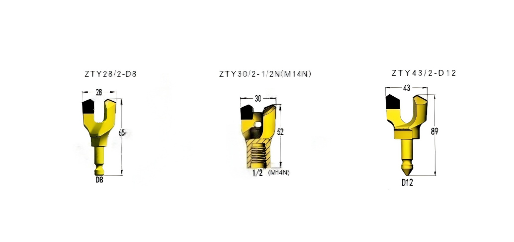 Wear Resistant Coal Mining Drill Bit 41mm Diameter For High Performance Drilling