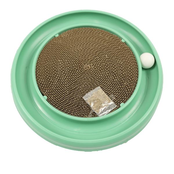 Кот шарика следа царапая круг подноса половика доски с дверной рамой 405x405x50mm шарика