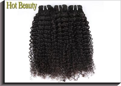 100G Cambodian Virgin Hair / Virgin Malaysian Hair Bundles Kinky Curl For Black Women
