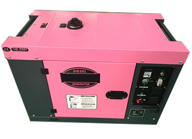 10A Small Portable Electric Generator 5kw 6kw Genset With Wheels