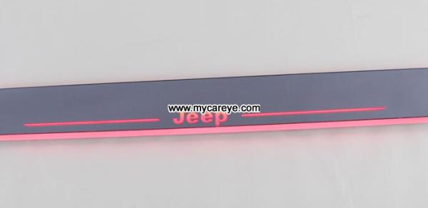 Jeep Grand Cherokee Scuff Plate LED Light Bar Car Door Scuff Plate