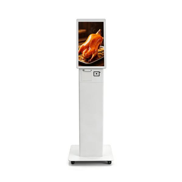 21.5 Inch Screen Size Custom Kiosk Design Self Ordering Kiosk Supporting Android Windows or LINUX OS