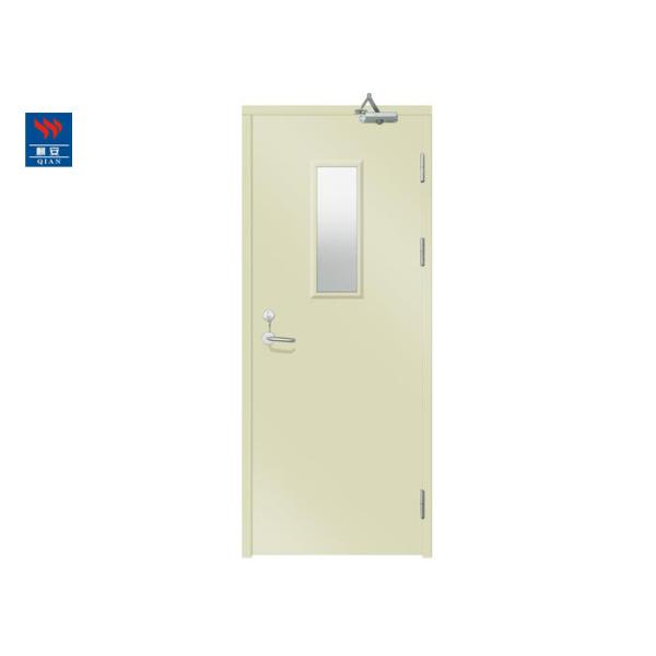 Fire Rated Glass Glazed Metal 90min Steel Fire Exit Doors