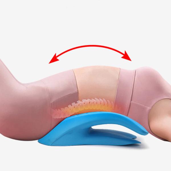 Cotton Blue Snoring Hotel Knitted Ergonomic Pillow for Back Support and Cervical Health