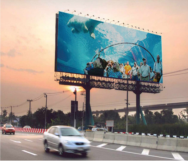 P10 High Quality Steel Outdoor Fixed HD Billboard LED Display P2.6-16 High ROI / Value For Advertising