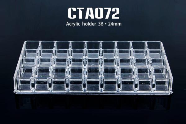 Acrylic 36 Holes Transparent  Permanent Make Up Tattoo Ink Cup Holder