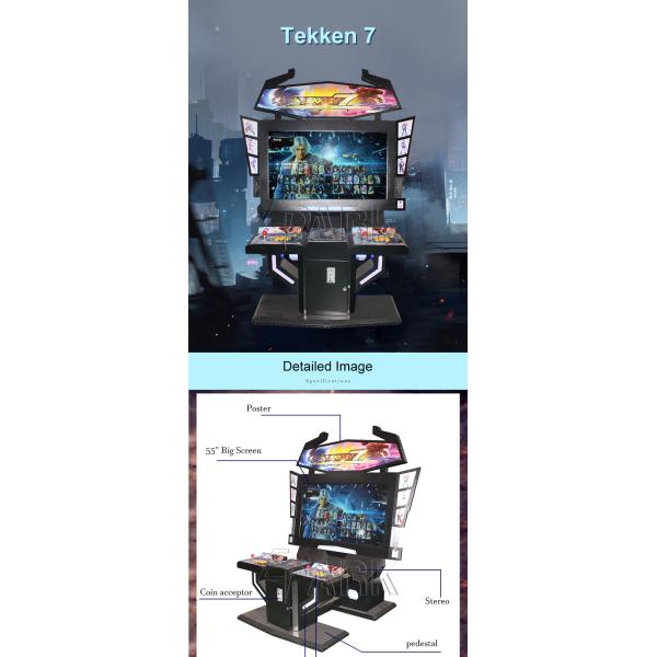Indoor Street Video Arcade Game Machines L180*W200*H200 CM 180W