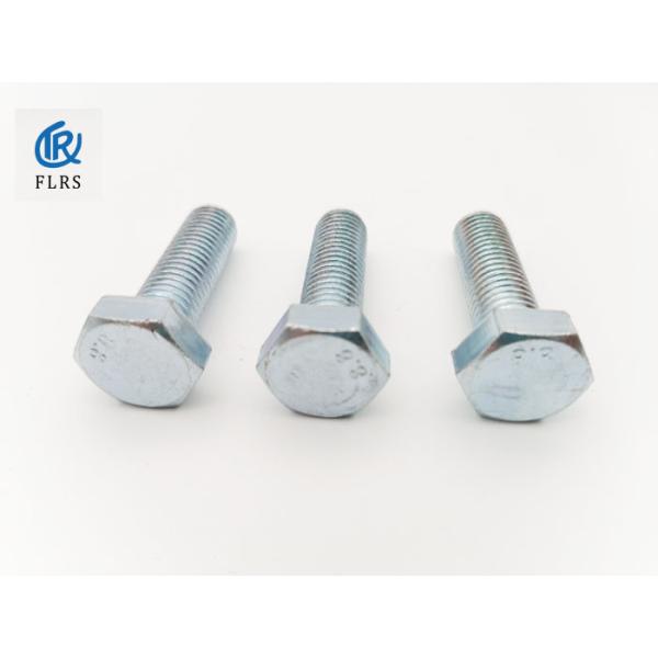 O zinco DIN931 chapeou o aço carbono encanta a categoria principal 4,8 do parafuso