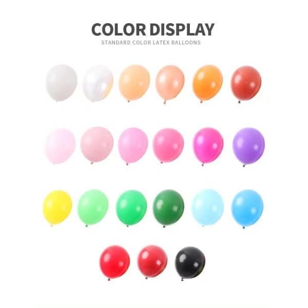 Personalized Custom Printed Logo Decorative Colorful Latex Balloons for Celebrations