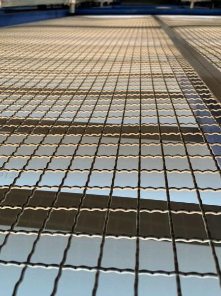 Rectangular Opening Crimped Wire Mesh Stainless Steel 304