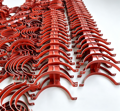 EN 13480-3 Compliant Pipe Supports and Hangers with U-bolt Design and Variable Spring Hangers for Load Management