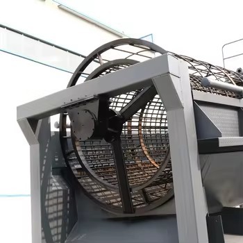 200tph Capacity Portable Gold Trommel Wash Plant with 28m Head and 20'GP Container for Precise Gold Recovery