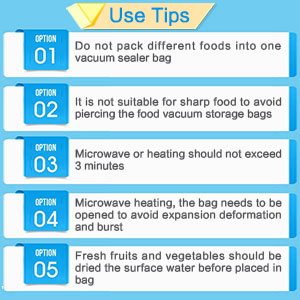 Food Sous Vide Bags Kit , Vacuum Sealer Bags 1 Mini Electric Vacuum Pump