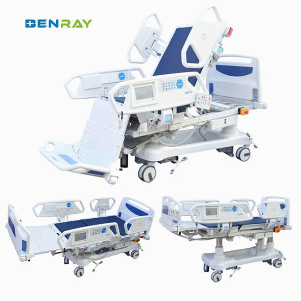 Factory Good Quality Luxurious Electric 8 Function ICU Hospital Medical Patient Bed