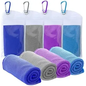 Convenient Packaging Gym Sport Towel Polyester Microfiber Instant Cooling Towel