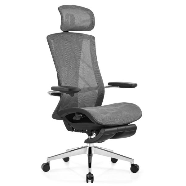 Исполнительская сетка Эргономический офисный стул Профессиональный комфорт с дизайном охлаждения