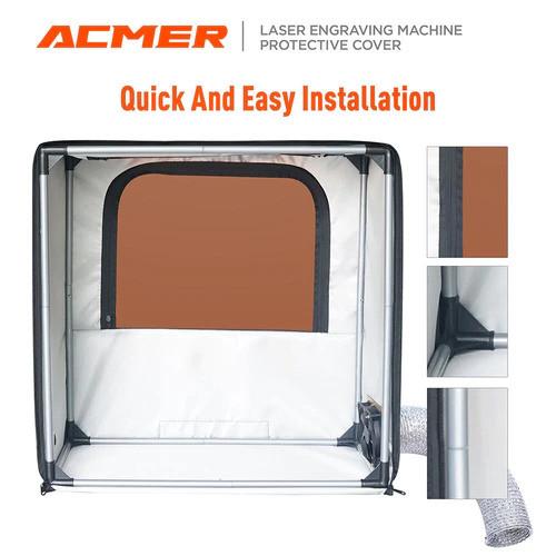 Eyes Protection Laser Enclosure Box Noise Reduction RoHS Certified