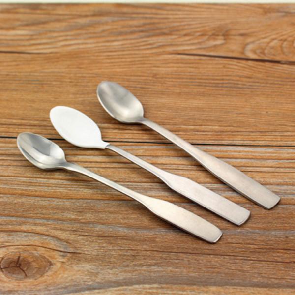 High quantity Stainless steel brushed baby spoon/flatware/cuisine/tableware/small spoon