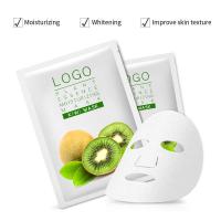 máscara de hidratação da folha 25ml que clarea o cosmético Kiwi Facial Mask orgânico da beleza