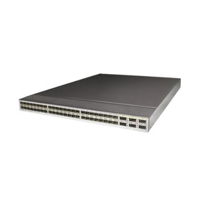 CE6863-48S6CQ-F 48*25G SFP28 6*100G QSFP28 Switch de rede 1U Chassis para desempenho
