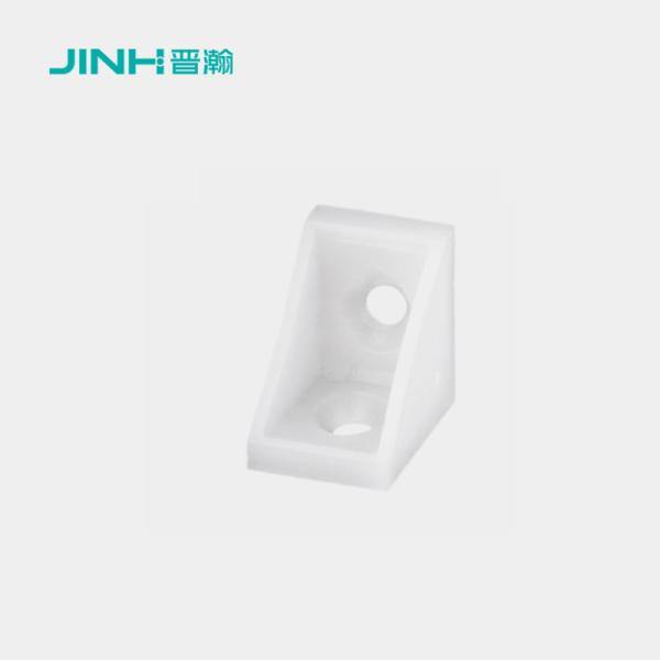10*10 mm Brackets de canto de plástico, Fittings para móveis de embalagem plana para móveis de painel