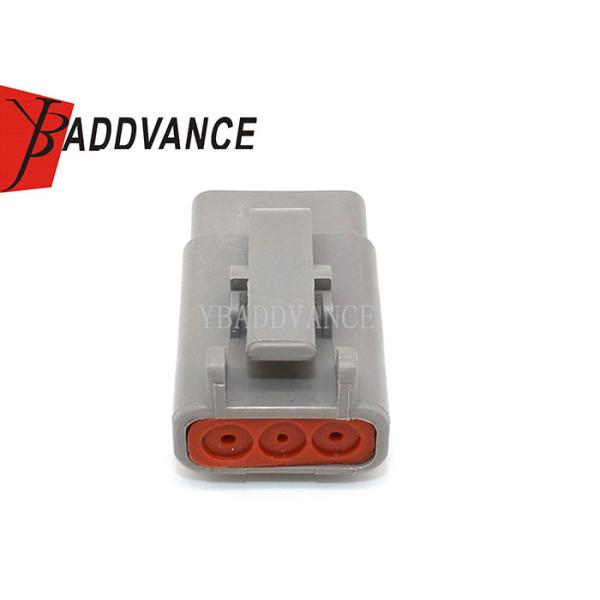 Rectangular Housing Deutsch DTM Connector 3 Pin DTM06-3S ATM06-3S ISO 9001 Certified