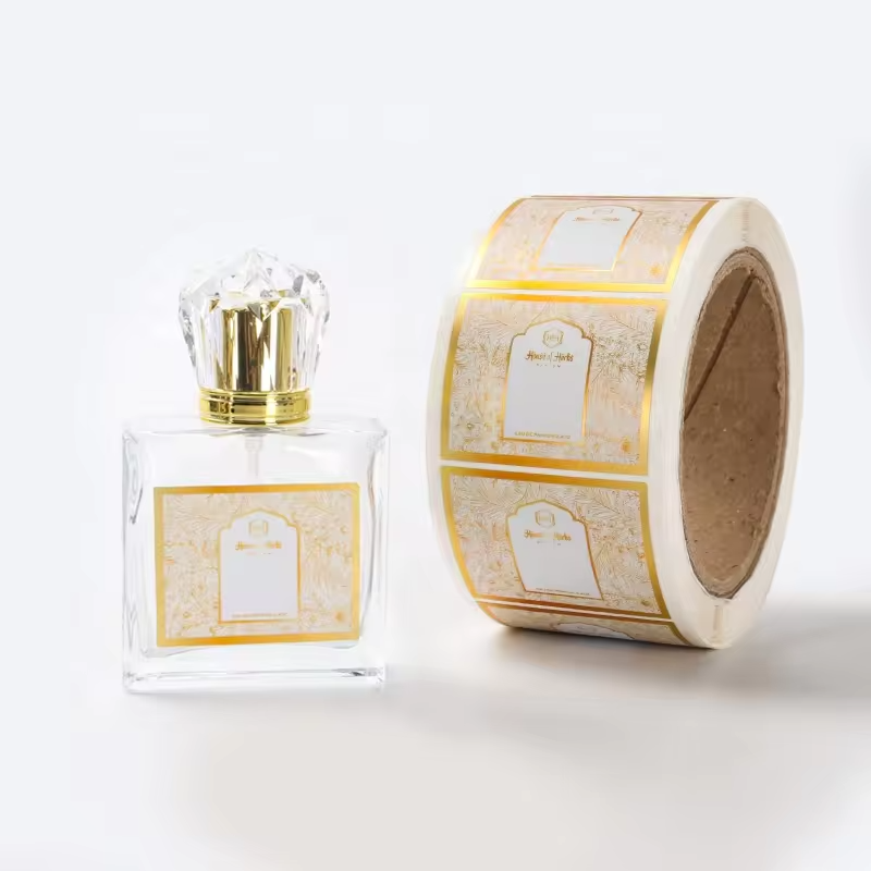 Synthetic Paper Sticker Label Tear Resistance and Water Proof For Perfume Bottles, E-juice, Food, Cosmetics