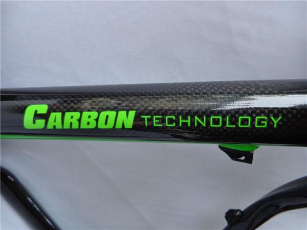 Carbon MTB Frame 26er 15/17 NT02 Mountain Bicycle/Bike Frame Bright-green Decal