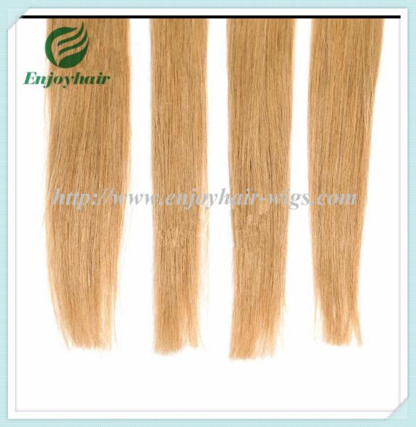 Pre-Bonded Hair 10-28 100s/pack 27# color Straight Human Hair  hair extension malaysian