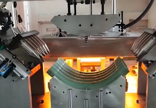Good Quality PVC Semi-Automatic 110mm Size Pipe Bending Tube Machine with Good Price