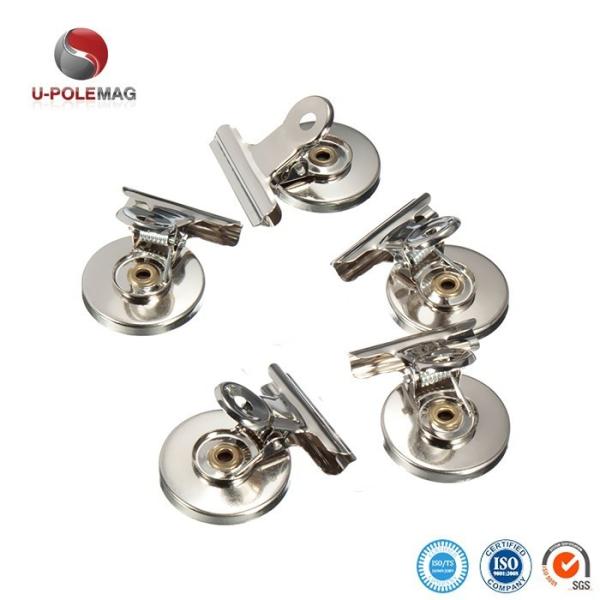 Neodímio ímã aço inoxidável Clips de papel magnético forte para parede e quadro