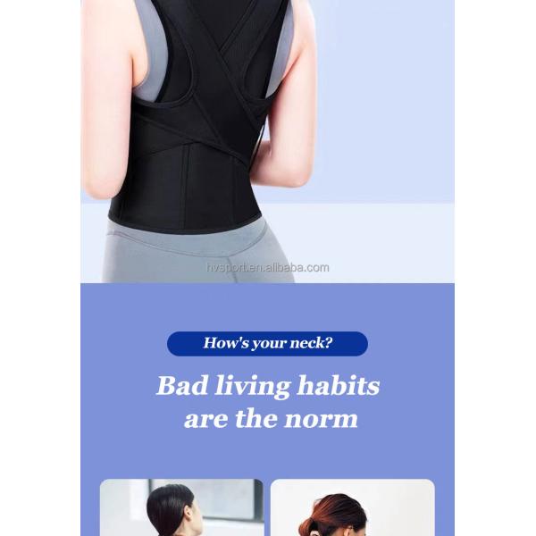 Hunchback Corrector Elastic Ultra-Thin Breathable Men and Women Back Posture Corrector Adult Student Back Support