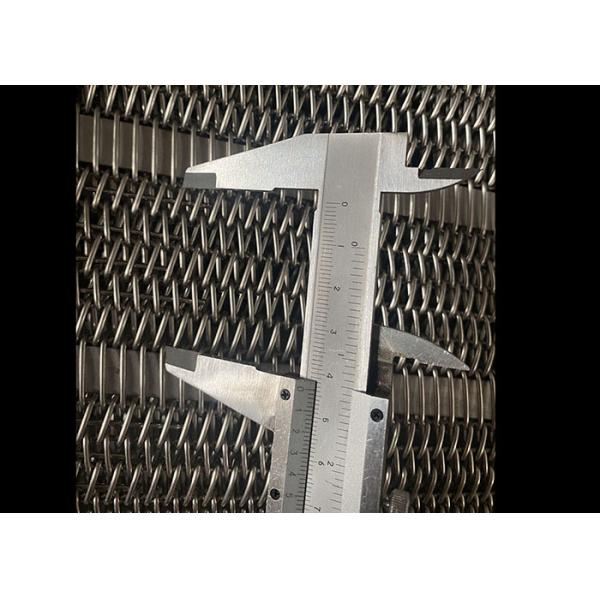 Food Grade Stainless Steel Metal Wire Mesh Chain Conveyor Belt For Oven Tunnel Annealing Freezing