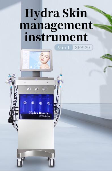 Oxygen BIO Hydra Aqua Peel Facial Machine 5Mhz RF 9 In 1 Hydrafacial Machine