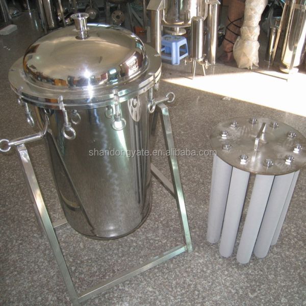 Titanium Chemical Filter for Electroplating Process Large Flow and High Precision Stainless Steel Titanium Rod Filter