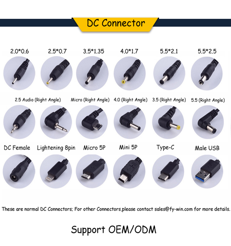 электропитание IEC62368 IEC60335 IEC61558 UL1310 DC AC 12V 0.5A 24V 0.25A 6W