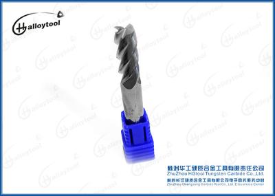 Moinho de extremidade personalizado do carboneto de tungstênio do CNC com HRC45 HRC55 HRC60 HRC65