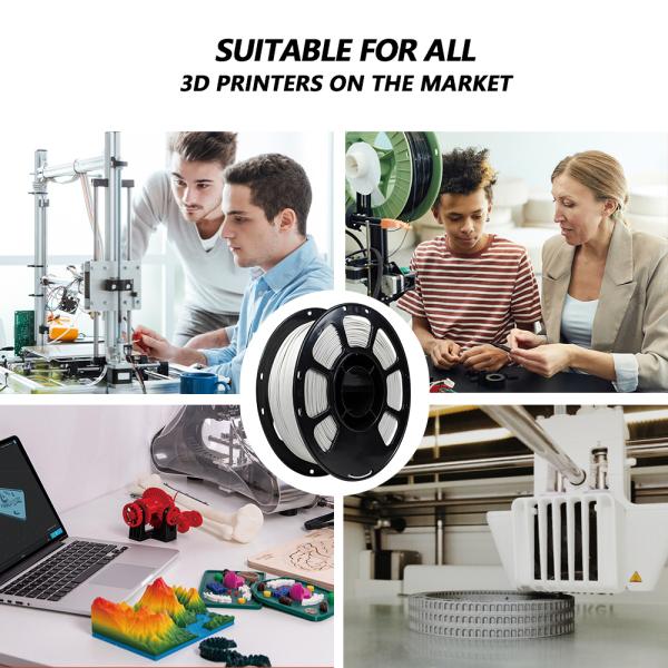 1000g Matte Bone White 1.75mm  FDM Forming Technology 3d Printing Filament