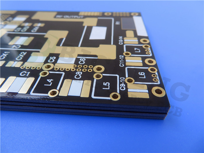 Pcb золота погружения 30mil Rogers TC350 для башни установил усилители