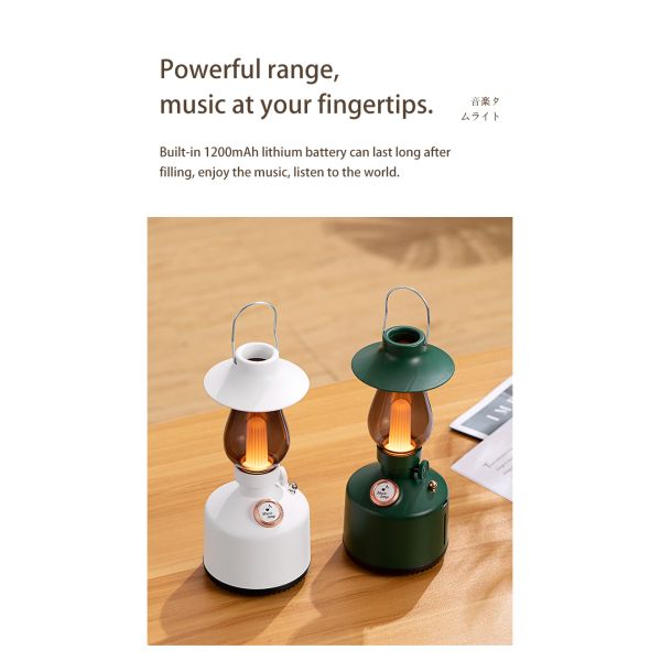 Plastic Ultrasonic Aroma Air Humidifier Household Use With Music Speaker Lamp