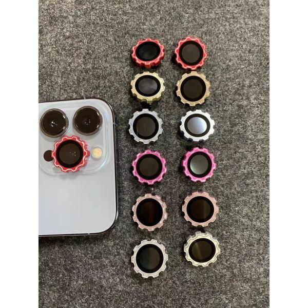 Película de vidrio de protección para cámaras de metal