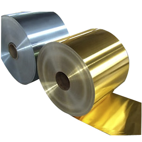 Hydrophilic Blue Gold Fin Stock Aluminum Foil for Air Conditioner / Air Cooling
