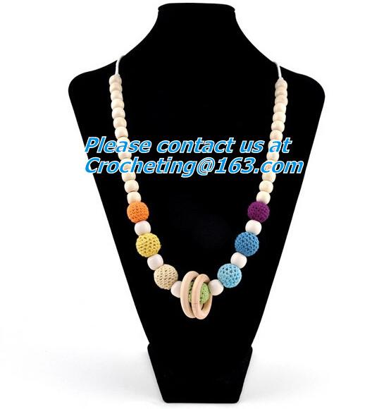 Breastfeeding toy for baby Teething Necklace Nursing Necklace Breastfeeding Necklace Croch