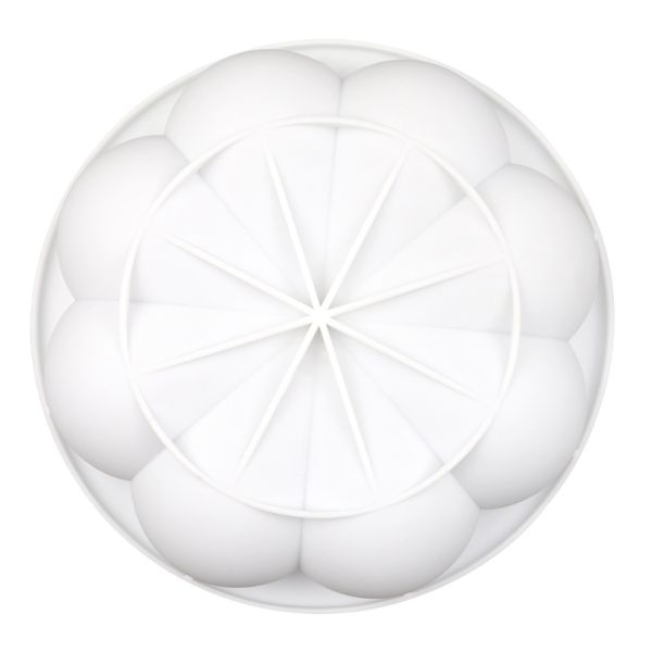 Eco-friendly Oven Safe Silicone Baking Mold Eight-petal Flower Shape Hand Wash Only Model YZ-64 Cake Tools Type Moulds