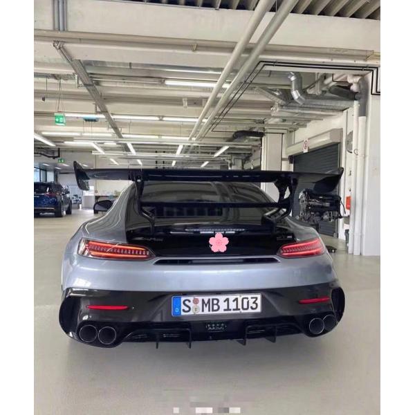 Pièces automobiles pour Mercedes AMG GT GTC GTS Body Kit AMG GT Série noire améliorée Style avant et arrière pare-chocs Spoiler Hood Body Kit