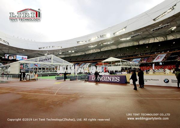 Sport Venue Event Exhibition Double Decker Tents Clear Span Fireproof