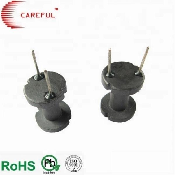 NiZn MnZn Ferrite Drum Core 2 Pins DR Type Magnet Composite