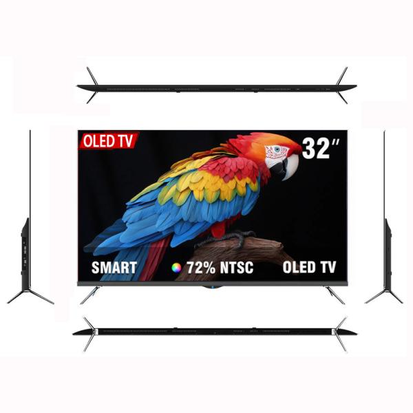 55 Inch 65 Inch Smart TV 80 Inch 4K 8K OLED Smart Televisions Android 15.0 Tempered Glass